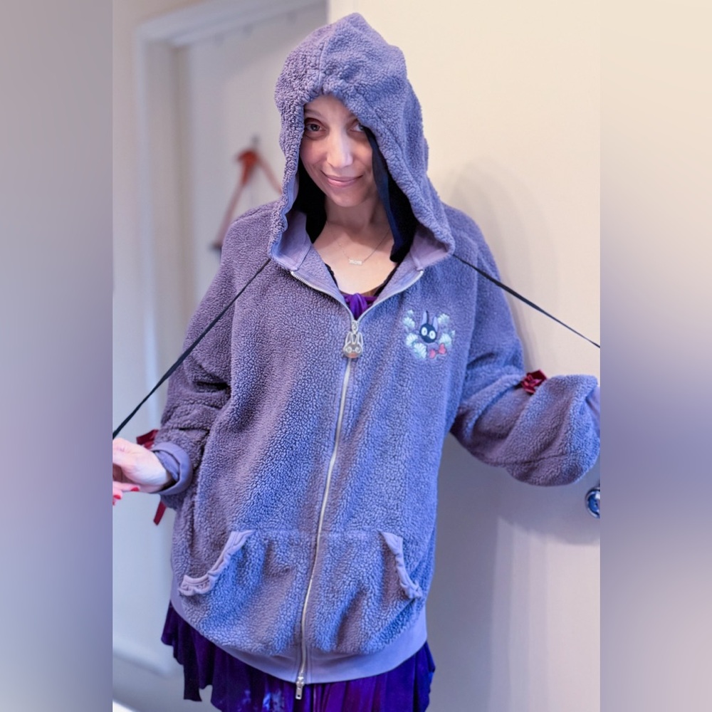 Her Universe Kiki’s Delivery Service Plush Sherpa full-zip hoody